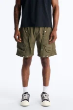 Relaxed Pearson Gates Multi Straps Utility Short - Olive - Image 2