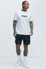 Catch Up Nylon Cargo Shorts - Black - Image 3