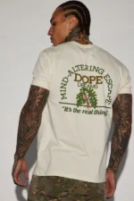 Dope Dreams Short Sleeve Tee - Off White - Image 5