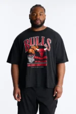 Bulls For The City Short Sleeve Tee - Black Wash - Image 7