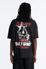 Daily Grind Oversized Short Sleeve Tee - Black Wash