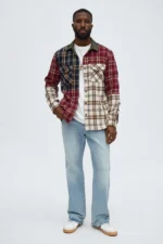 Work It Plaid Button Up Shirt - Multi Color - Image 2