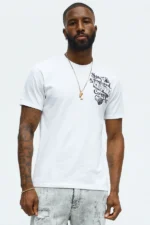 Small Circles Big Checks Short Sleeve Tee - White - Image 3