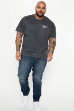 Mike Straight Taper Jeans - Dark Wash - Image 5